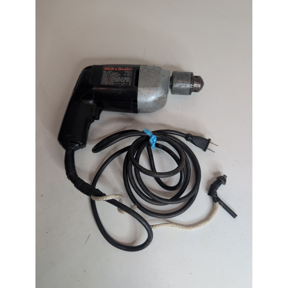 Vintage Black & Decker 1/2" Corded Drill No. 7277